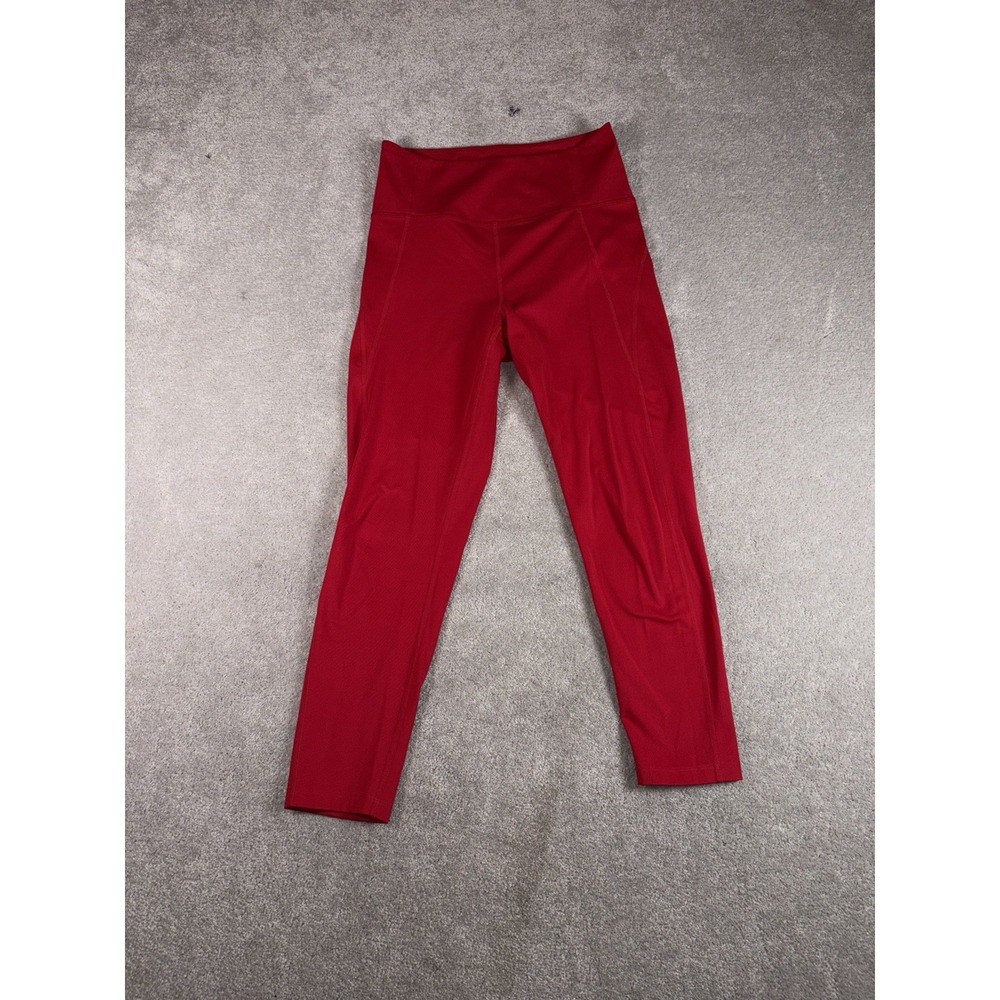Girlfriend Collective High Rise Compressive Leggings M Active Red